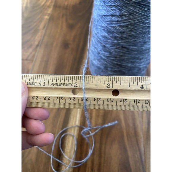 Soft Cone Yarn Grey Mix 310g 11oz #140 - Picture 4 of 4